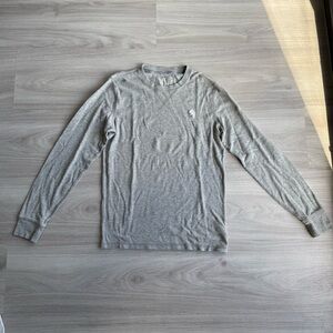 Gray Long Sleeve Men's Shirt